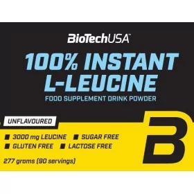 BiotechUSA 100% Instant L - Leucine 277 g