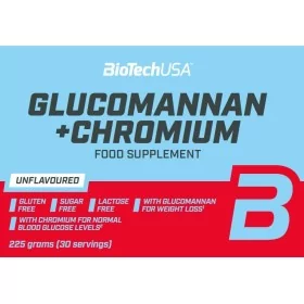 BiotechUSA Glucomannan + Chromium 225 g