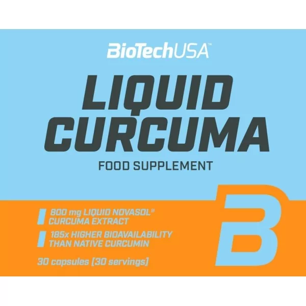 BiotechUSA Liquid Curcuma 30 capsules