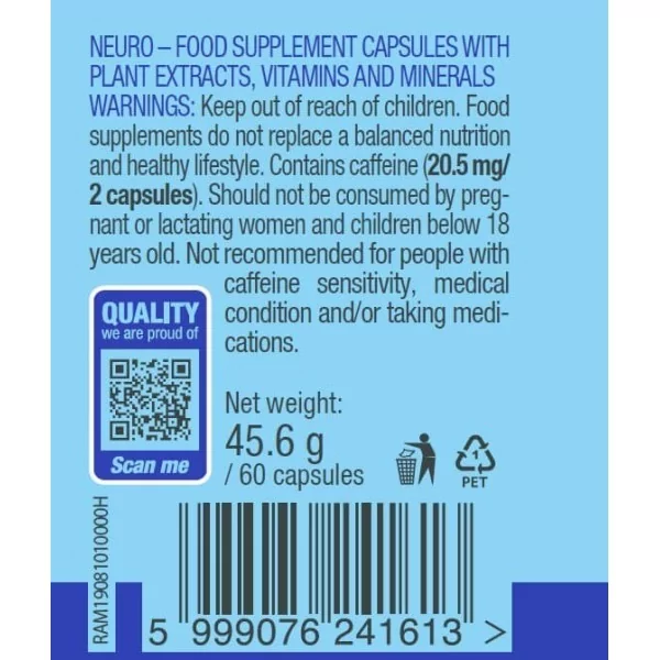 BiotechUSA Neuro 60 capsules