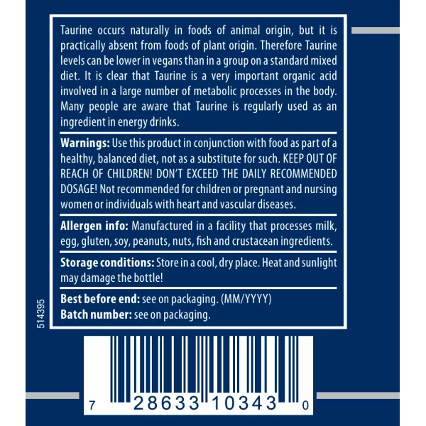 Scitec Nutrition Taurine (90 caps)