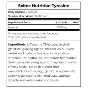 Scitec Nutrition Tyrosine (100 caps)