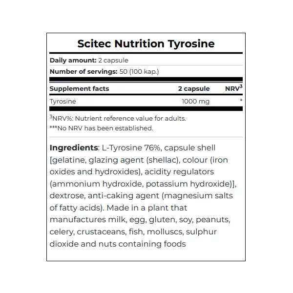 Scitec Nutrition Tyrosine (100 caps)