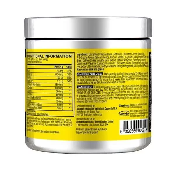CELLUCOR C4 RIPPED 30 servings