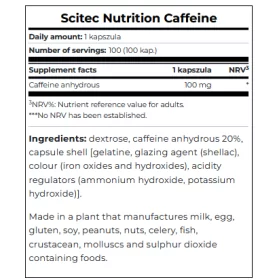 Scitec Nutrition Caffeine (100 caps)