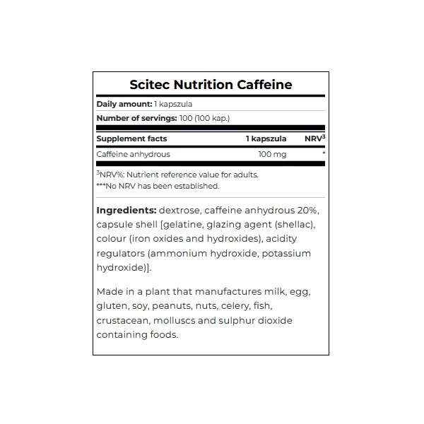 Scitec Nutrition Caffeine (100 caps)