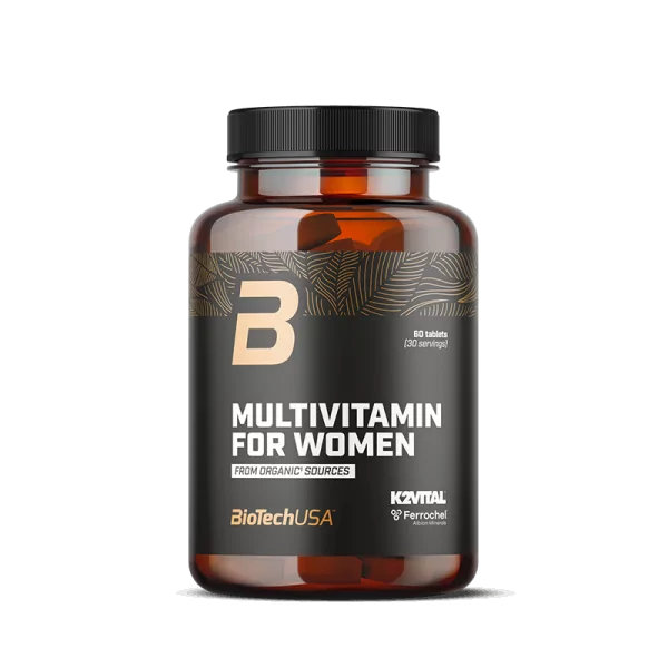 BiotechUSA Multivitamin For Women from organic sources 60 tableta