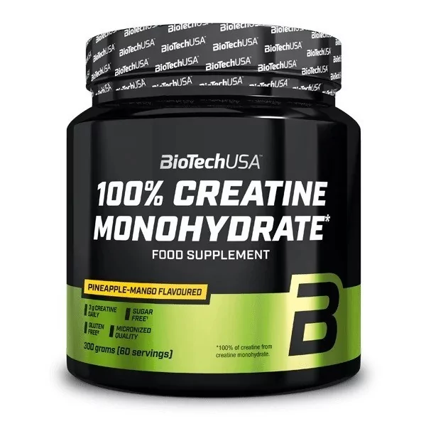 BiotechUSA 100% Creatine Monohydrate 300g Flavored