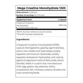 Scitec Nutrition Mega Creatine Monohydrate 1320 120 kapsula