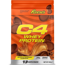 C4 Whey Protein Powder - 13 Servings Reese's Peanut Butter & Chocolate