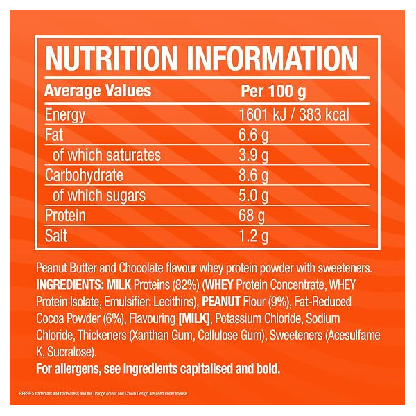 C4 Whey Protein Powder - 13 Servings Reese's Peanut Butter & Chocolate