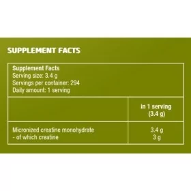 BiotechUSA 100% Creatine Monohydrate 300g