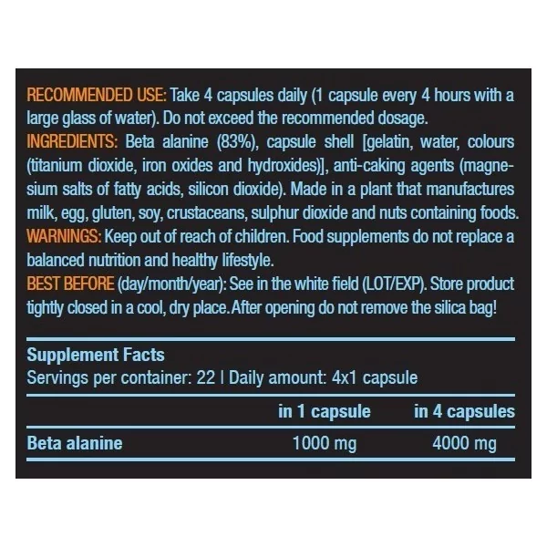 BiotechUSA Beta Alanine Caps