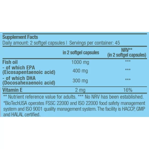BiotechUSA Mega Omega 3