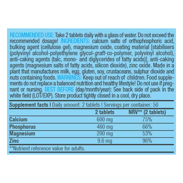 BiotechUSA Calcium Zinc Magnesium