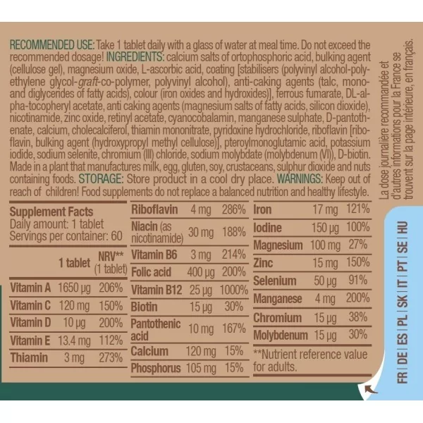 Vegan Multivitamin (60 tabs)