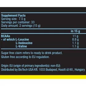 BiotechUSA BCAA 8:1:1 ZERO 250g