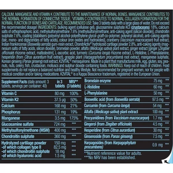 BiotechUSA Arthro Forte 120 tablets