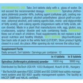 BiotechUSA Spirulina 100 tablets