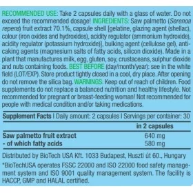 BiotechUSA Saw Palmetto 60 mega capsules