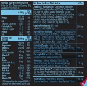 Scitec Nutrition HOT BLOOD HARDCORE (375 GR.)