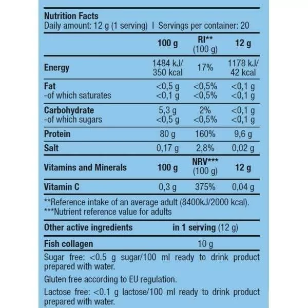 BiotechUSA Marine Collagen drink powder