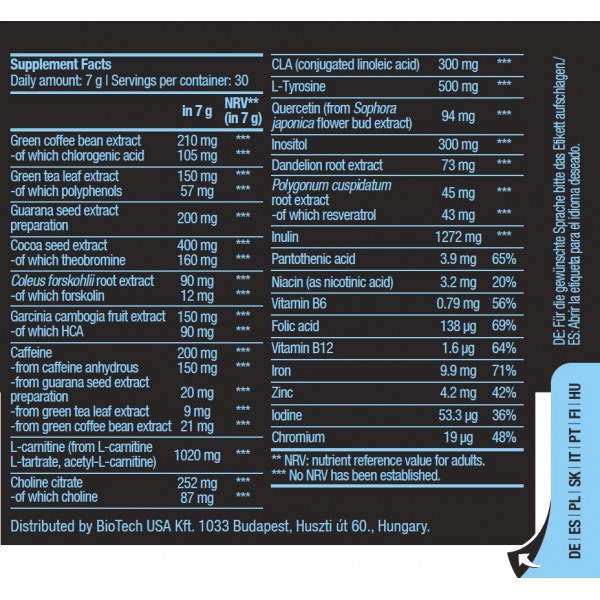 Black Burn Powder (210g)